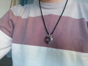 心草十二星座银黑曜石项链男士个性日韩吊坠流挂件情人节礼物送送男友 摩羯座（阳历：12月22～1月19） 实拍图