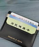 CHARLES&KEITH简约拼色女士卡包包女包生日礼物送女友CK6-50680739-2 黑色 实拍图
