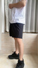 安踏运动五分裤男2026夏季新款宽松梭织薄款直筒冰丝凉感速干透气短裤 基础黑-4 【 速干透气热卖夏季推荐】 M (170)  (适合100-120斤) 实拍图
