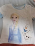 迪士尼Disney冰雪奇缘儿童家居服套装春秋薄款女童睡衣爱莎女孩纯棉宝宝居家服 蓝色 120  实拍图