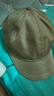 拂晓阁（fuxiaoge）夏季短檐鸭舌帽小沿网帽速干棒球帽夏天防晒透气遮阳帽子短沿短舌 卡其色5CM半网纱蜂窝布速干 均码 可调节(55-60厘米) 实拍图