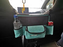 迈乐酷（MLEECUL）汽车座椅间储物网兜扶手箱置物袋车载椅靠背收挂纳袋车内整理神器 翻毛皮扶手收纳袋【绿色】 实拍图