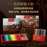 辉柏嘉（Faber-castell）彩铅水溶性彩色铅笔绘画套装画画工具儿童礼物 100色铁盒装514001 速写 马克笔绘画 实拍图