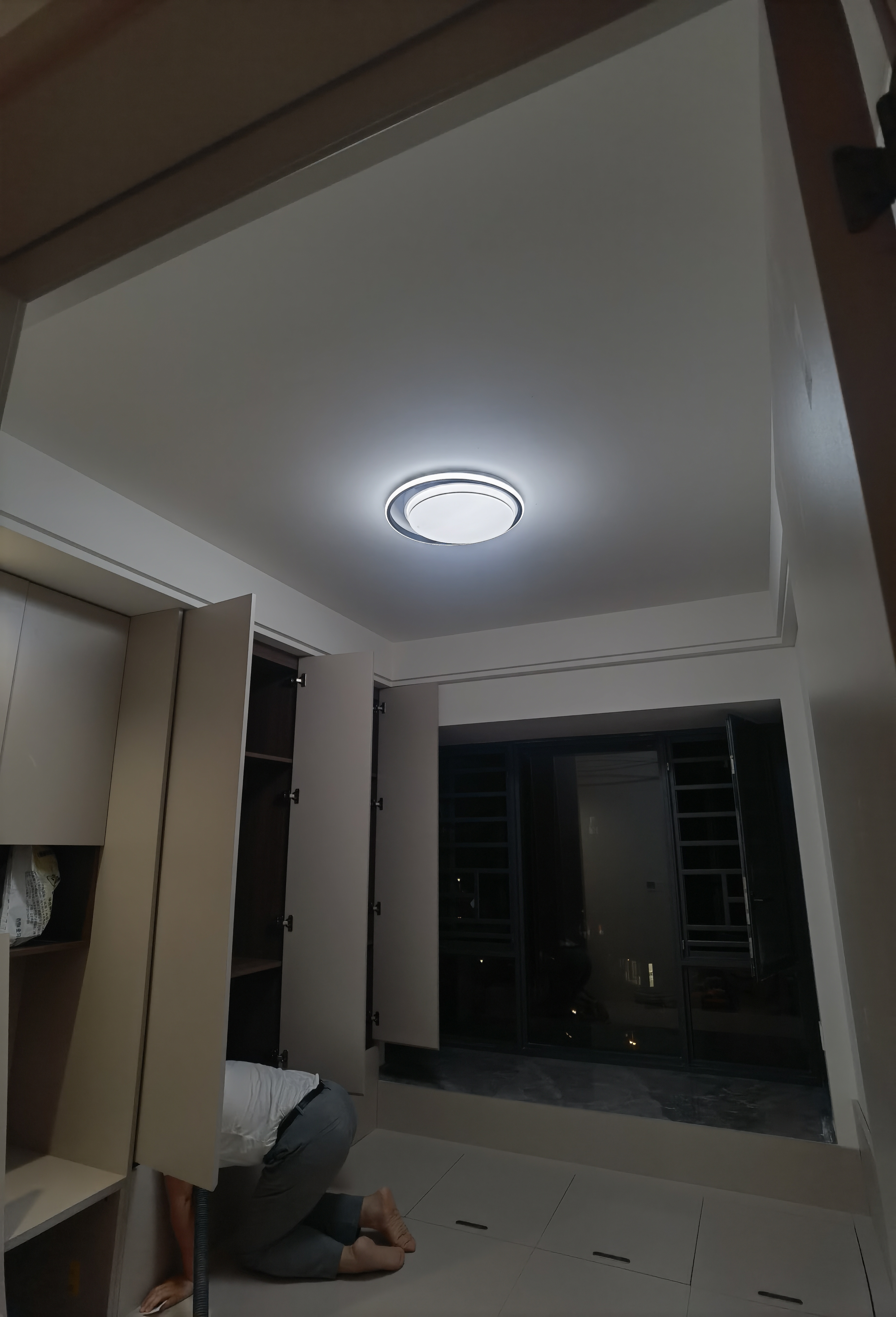 雷士（NVC）现代简约LED大厅吸顶灯客厅大灯饰全屋温馨卧室书房灯具套餐高显 升级悠然-升级60瓦-三色卧室圆灯 实拍图