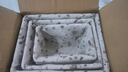 屋里屋外桌面收纳筐客厅玄关钥匙杂物盒茶几零食储物盒仿藤编护肤化妆品篮 木色大中小三件套 实拍图
