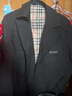 罗蒙风衣男士商务休闲中长款外套韩版大衣纯色修身中青年男式上衣服 实拍图