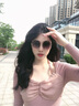 CHALL KITTY太阳镜女时尚女士墨镜高级感显脸小防紫外线开车驾驶眼镜2025新款 黑金渐变-品牌礼盒装高档高级感 实拍图