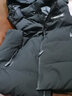 雪中飞男士短款连帽羽绒服马甲秋冬季保暖防寒可拆卸连帽羽绒背心 9752黑色 L (175) 实拍图