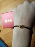 老庙 百搭时尚手绳 不锈钢扣钛钢材质 男女通用款红绳黑绳皮绳送女友送闺蜜老婆礼物 下单备注红绳/黑绳(17cm/19cm) 实拍图