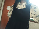 兰威费雷可爱日系软妹桔梗复古黑色背带jk连衣裙女小个子初恋甜美学生夏季 衬衫+连衣裙 S （75-95斤） 实拍图