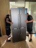卡萨帝（Casarte）舒适家系列505升十字对开门自由嵌入式家用冰箱变频超薄大容量晨雾棕BCD-505WGCTDAGDYU1 实拍图