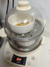 小浣熊 煮蛋器定时迷你蒸蛋器自动断电煎锅煎蛋器小型蒸锅早餐 米白色 双层 实拍图