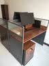 安美诚家具（ANMEICHENG FURNITURE）办公家具职员办公桌椅组合屏风工位一字单人位【含柜】 实拍图