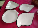 司晨高级感家用陶瓷不规则碟子小盘子菜盘爱心盘精致碗碟套装餐具餐盘 三角盘 实拍图