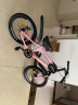 飞鸽（PIGEON）儿童自行车中大孩男女款6-15岁碟刹减震单速脚踏车学生车20寸粉色 实拍图