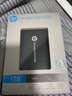 HP惠普 1TB 移动固态硬盘P500（PSSD）USB3.2 ssd Type-C高速传输 超薄时尚 手机直连 黑色 实拍图