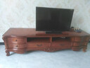 华胥美邦（Hua Xu Mei Bang） 电视柜茶几组合套装 美式电视机柜地柜 实木茶几 茶桌 整装发货2米2电视柜茶几组合 实拍图