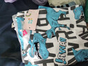 卡兔蓝猫童装男童套装夏装儿童中大童短袖短裤薄款夏天两件套小男孩衣服潮 蓝色 160 实拍图