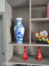 loyo景德镇青花瓷花瓶陶瓷摆件插花瓶客厅复古瓷器中式家居装饰工艺品 大号-花鸟-鱼尾（单个价） 实拍图