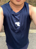 昇亿 运动背心篮球背心男士肌肉运动健身背心马甲速干训练服跑步夏季 蓝色 2XL 实拍图