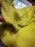 AMII春新款披肩斗篷设计宽松高级质感雪纺连衣裙小黑裙女 芥黄 165/88A/L 晒单实拍图