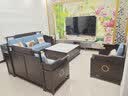 楠著新中式实木沙发客厅大户型乌金木家具别墅123人位储物沙发9363# 实拍图