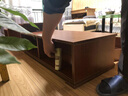 利宁 电视柜简约电视柜地柜视听柜电视机柜组合 伸缩电视柜简约 地柜 客厅家具套装 柚木色 大户型 实拍图