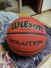 威尔胜（Wilson）SOLUTION系列7号篮球超纤吸湿室内专业竞赛篮球防滑耐磨成人篮球 实拍图