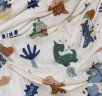 洁丽雅纯棉四件套全棉床单被套枕套双人被罩床品 恐龙世界1.5/1.8米床 晒单实拍图