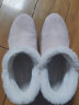 斯凯奇（Skechers）女休闲靴毛绒保暖雪地靴短筒靴144771 裸粉色/BLSH 39  晒单实拍图