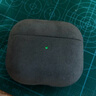 0度 苹果AirPods Pro3耳机壳保护套 Pods3/2/1代欧缔兰毛绒蓝牙耳机保护壳 全包防摔抗指纹轻奢男女 黑灰色-意大利Alcantara材质 AirPods Pro2 实拍图
