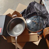 Momscook 不锈钢炒锅 不粘锅 蜂窝 双面 防铲 煤气灶电磁炉通用 炒锅带盖(JA3410GL-NS) 34cm 实拍图