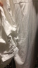 初申春秋衬衫女时尚设计感V领宽松高级感中袖衬衣S13KC2429 白色 L  晒单实拍图