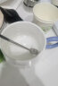 传旗杯子马克杯咖啡杯陶瓷杯高颜值水杯家用大容量带盖勺浅蓝条纹杯 实拍图