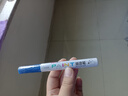 得力（deli）2.0mm轮胎修补油漆笔马克笔高光笔签字签到手绘涂鸦记号笔 清明石碑碑文笔防水 12支/盒 S558 蓝色 实拍图
