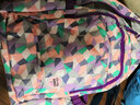 卡拉羊（KALA·Y）书包女生中学生初中生高中生小学生书包女校园韩版时尚轻便双肩包 紫色　糖果 加容版＊高年级 加容款＊ 实拍图