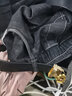 牛狼谷秋冬款无铁松紧腰牛仔裤男士弹力抽绳修身过安检休闲牛仔长裤子 333黑色不加绒 31 实拍图