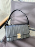 NINE WEST玖熙包包女包奢侈品牌2025新款斜挎包女士单肩包情人节礼物老婆 曜石黑 实拍图
