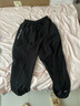 猫霓裤子男春秋季2025新款潮流宽松束脚工装裤九分男裤运动休闲卫长裤 束脚-黑色 2XL 【建议体重140-150斤左右】 实拍图