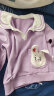 童校生婴儿春秋套装洋气女童两件套春季卫衣春款女童童装宝宝衣服 紫色 90 晒单实拍图
