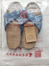 硕牌亚麻拖鞋3313女士夏季家居地板室内厚底防滑吸汗透气家居外穿 蓝牛仔银丝 35-36 实拍图