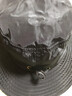 蓓莉卡 帽子女夏天情侣骑车遮阳帽登山大沿防晒帽出游渔夫帽沙滩太阳帽 黑色-两种戴法半网202款 实拍图