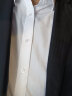 吉约蒙（G·MONS）男士衬衫长袖衬衣商务修身正装易打理免烫衬衫结婚新郎新疆棉衬衫 GCS0028 方领 白色斜纹 40码 实拍图