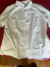 雀后白衬衫女职业长袖时尚正装设计感小众工作服衬衣 白色 XL 实拍图