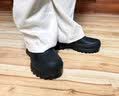 VANS范斯官方 Authentic Vibram 黑武士厚底增高男女德比鞋 黑色 39 实拍图