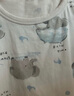 aqpa【135g新疆棉】婴儿内衣套装夏季纯棉男女宝宝衣服薄款分体短袖 泡泡小象 120 实拍图