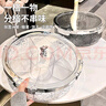 BSD轻奢密封干果盘分格带盖干果盒2023新款创意水果盘家用客厅零食盘 旋转干果盒（三层透明） 实拍图