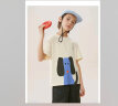 MQD童装男女童虎年夏季新款卡通短袖T恤男女童圆领套头衫韩版潮 米白 120cm 晒单实拍图