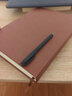 如晨660页超厚空白笔记本子加厚超大素描本手绘白纸页手账文具皮面记事本欧式速写本定制 棕色 A4 实拍图