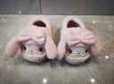 Hello Kitty女童棉鞋冬儿童室内家居鞋小孩保暖亲子棉拖鞋 美乐蒂粉 30-31码 实拍图
